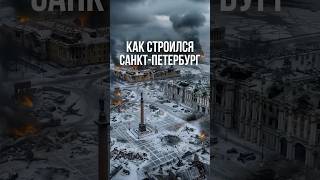 Как строился Санкт-Петербург. Автор видео: pikamur.prod #санктпетербург #петербург #питер #shorts
