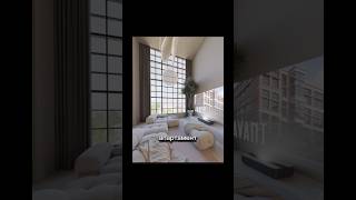 2х этажный лофт с огромным окном 