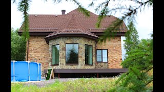 Видеообзор загородного дома из газобетона в деревне Кискелово Ленинградской области